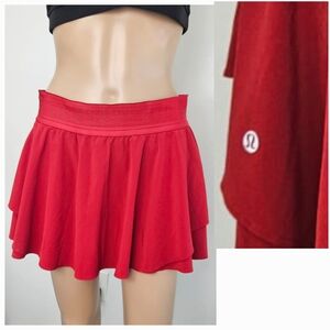 lululemon athletica Red Women's Skirt